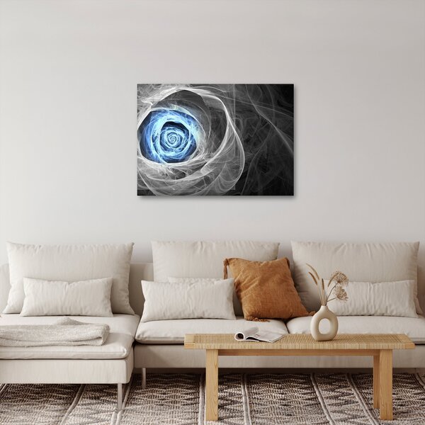 Tablou - Abstract Rose Blue (70x50 cm)