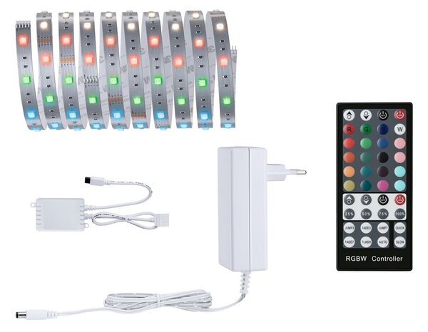 Paulmann MaxLED 250 set de bază IP20 3m RGBW, reglabil, Gri, Camera de zi / sufragerie, Plastic