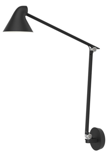 Lampă de perete Louis Poulsen, Negru, Camera de zi, Aluminiu