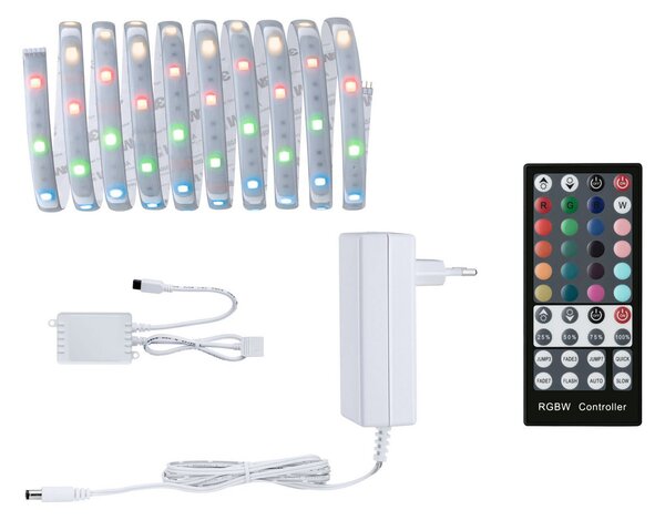 Paulmann MaxLED 250 set bază IP44 RGBW 3m, reglabil, Gri, Camera de zi / sufragerie, Plastic