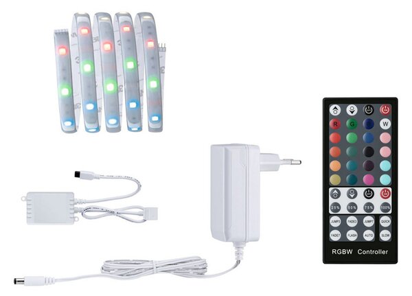 Paulmann MaxLED 250 set bază IP44 RGBW 1,5m, reglabil, Gri, Camera de zi / sufragerie, Plastic