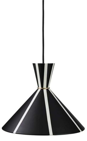 Lustră Pendul Warm Nordic, Bloom Stripe, reglabil, Alb, Sala de mese, Metal, Vintage