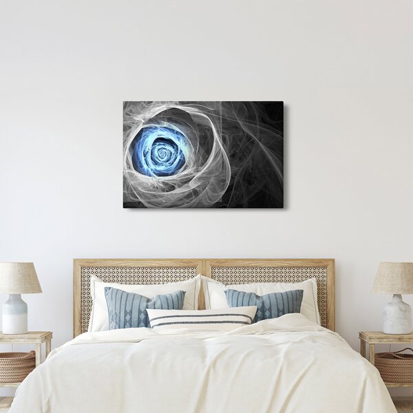 Tablou - Abstract Rose Blue (90x60 cm)