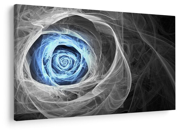 Tablou - Abstract Rose Blue (90x60 cm)