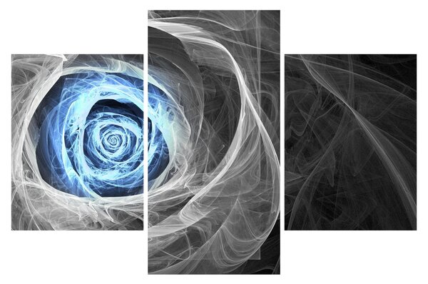 Tablou - Abstract Rose Blue (90x60 cm)