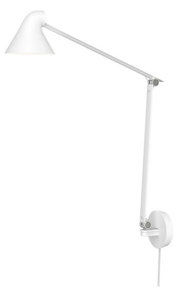 Lampă de perete Louis Poulsen, Alb, Camera de zi, Aluminiu