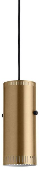 Lustră Pendul Warm Nordic, Trombone Cylinder, reglabil, Auriu / Alamă, Camera de zi, Metal, Design