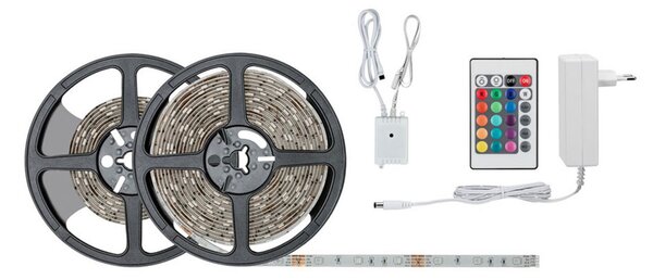 Paulmann SimpLED set benzi, 26 W, RGB, 7,5 m, reglabil, Alb, Camera de zi / sufragerie, Plastic, Modern