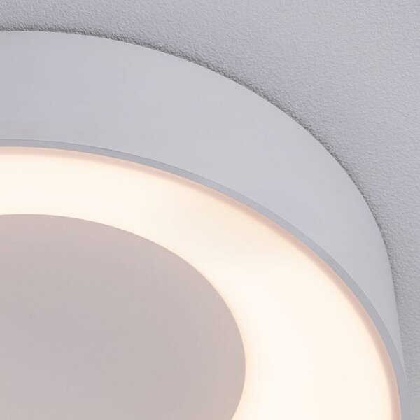 Paulmann HomeSpa Casca plafonieră LED Ø 30 cm albă, reglabil, Alb, Baie, Metal, Modern