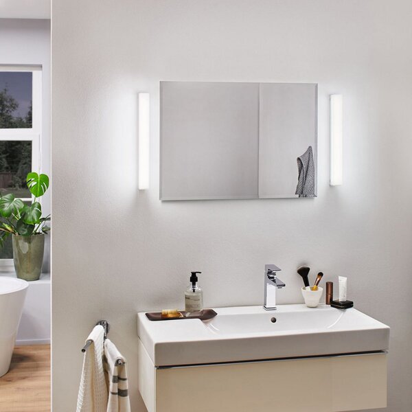 Paulmann HomeSpa Luno lampă LED oglindă, 40 cm, Alb, Baie, Metal, Modern
