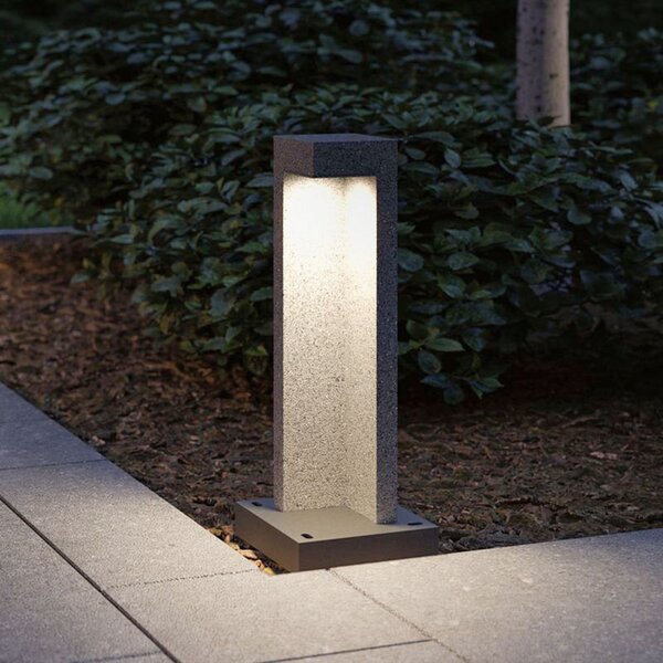 Paulmann Concrea lampă LED cu postament, h=45 cm, Gri, Beton, Modern