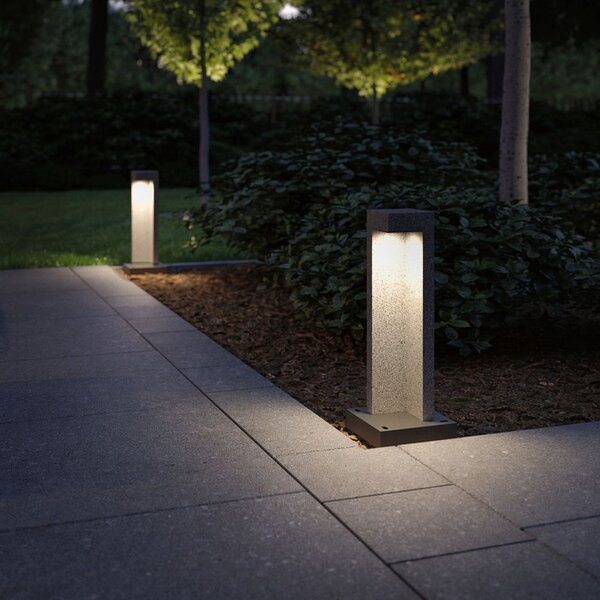 Paulmann Concrea lampă LED cu postament, h=45 cm, Gri, Beton, Modern