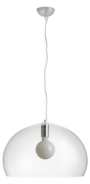 Lustră Pendul Kartell, FL/Y, reglabil, Transparent, Camera de zi, Plastic, Design