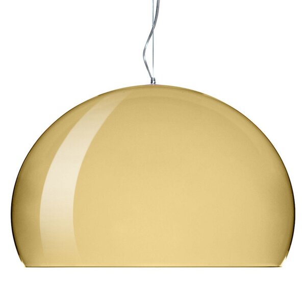 Lustră Pendul Kartell, FL/Y, reglabil, Auriu / Alamă, Camera de zi, Plastic, Design