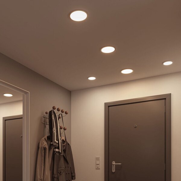 Paulmann Areo Panel 3stepdim rotund 840 alb 17,5cm, reglabil, Alb, Camera de zi / sufragerie, Plastic, Modern