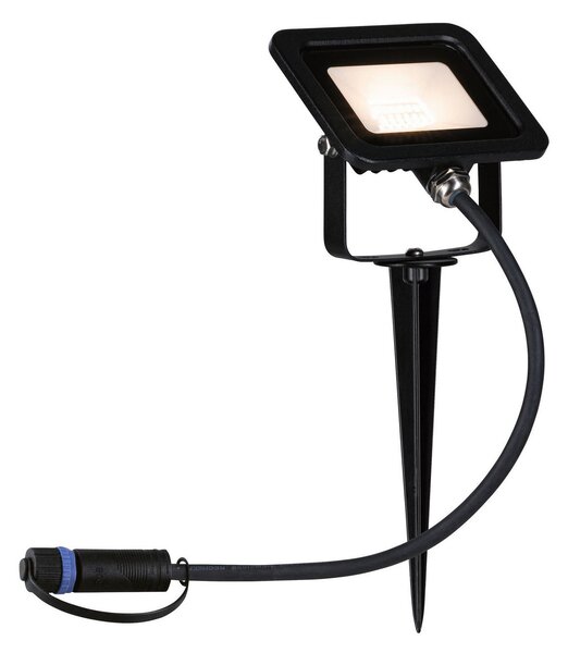 Paulmann Plug & Shine proiector cu vârf 6.8W, reglabil, Negru, Metal