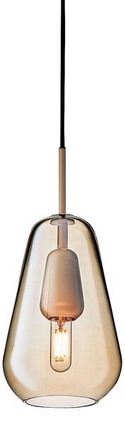 Lustră Pendul Nuura Aps, Anoli 1, reglabil, Auriu / Alamă, Camera de zi, Sticlă, Design