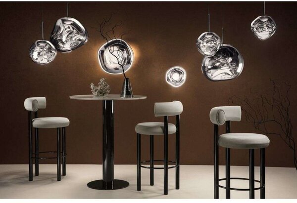 Lampă de perete Tom Dixon, Metalic, Camera de zi, Plastic