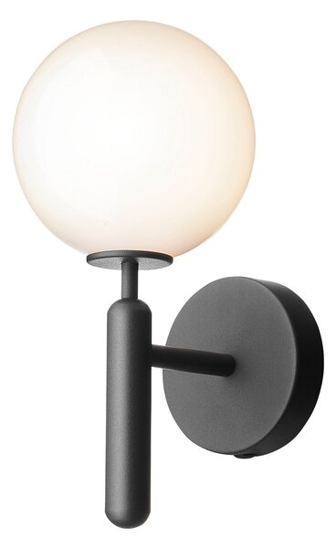Lampă de perete Nuura Aps, Miira Wall, reglabil, Negru, Camera de zi, Metal, Design