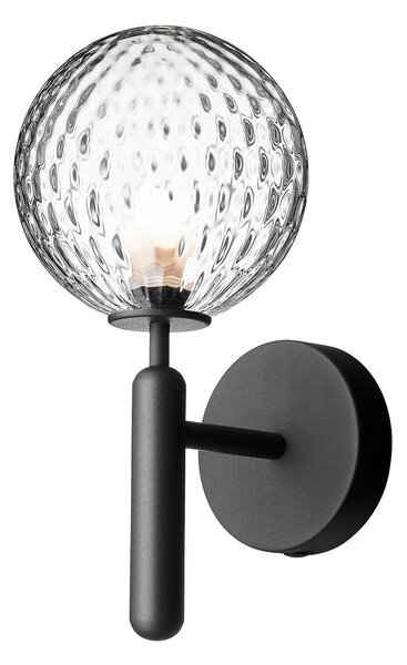 Lampă de perete Nuura Aps, Miira Wall, reglabil, Negru, Camera de zi, Metal, Design