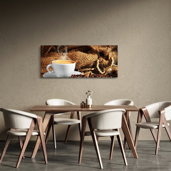 Tablou - O ceașcă de cafea (120x50 cm)