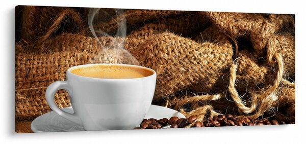 Tablou - O ceașcă de cafea (120x50 cm)