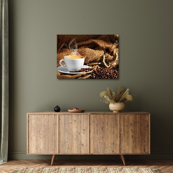 Tablou - O ceașcă de cafea (70x50 cm)