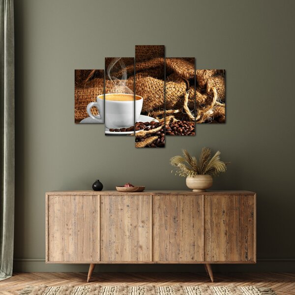 Tablou - O ceașcă de cafea (150x105 cm)