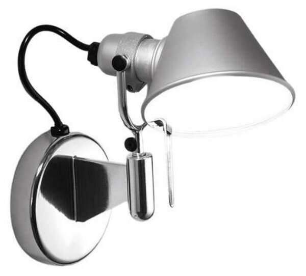 Tolomeo Micro Faretto aplică de perete LED, 20 cm, aluminiu