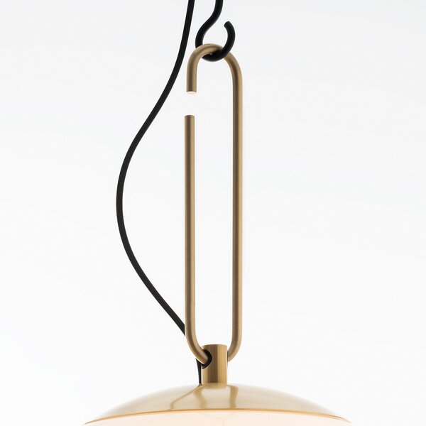 Lustră Pendul Artemide, nh, reglabil, Alb, Camera de zi, Sticlă, Design