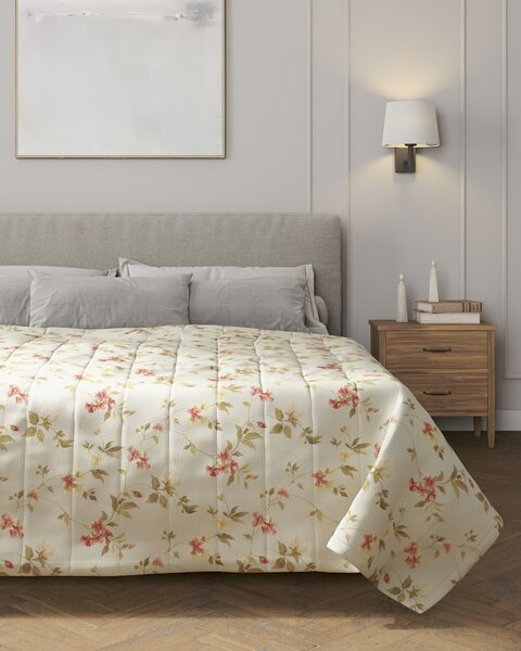 Cuvertura matlasata cu model culoare multicolor Țesătură cu model