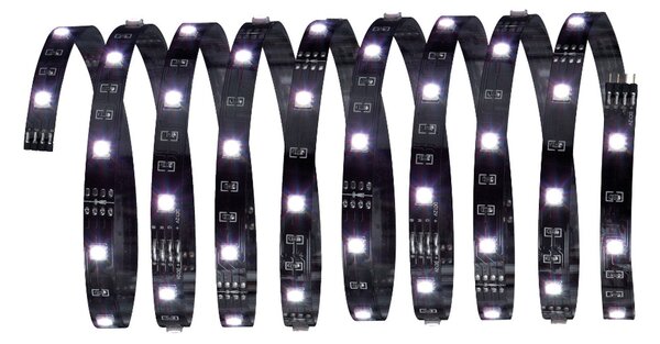 Paulmann YourLED bandă LED ECO 3m RGB negru, reglabil, Negru, Camera de zi / sufragerie, Metal, Modern