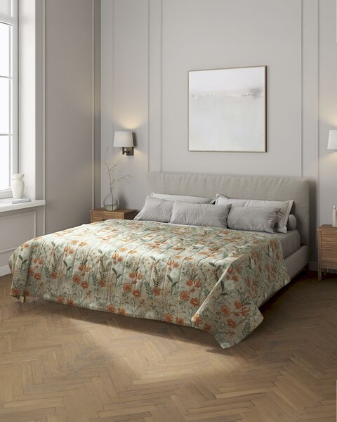 Cuvertura matlasata cu model culoare multicolor Țesătură cu model
