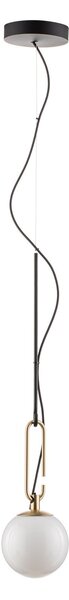 Lustră Pendul Artemide, nh, reglabil, Alb, Camera de zi, Sticlă, Design
