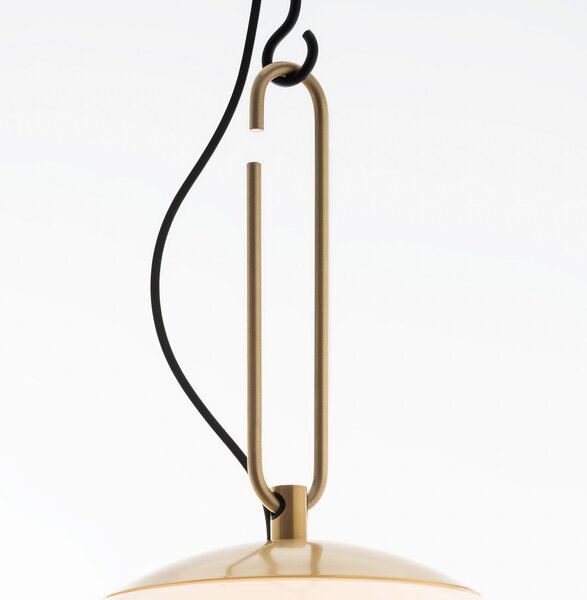 Lustră Pendul Artemide, nh, reglabil, Alb, Camera de zi, Sticlă, Design