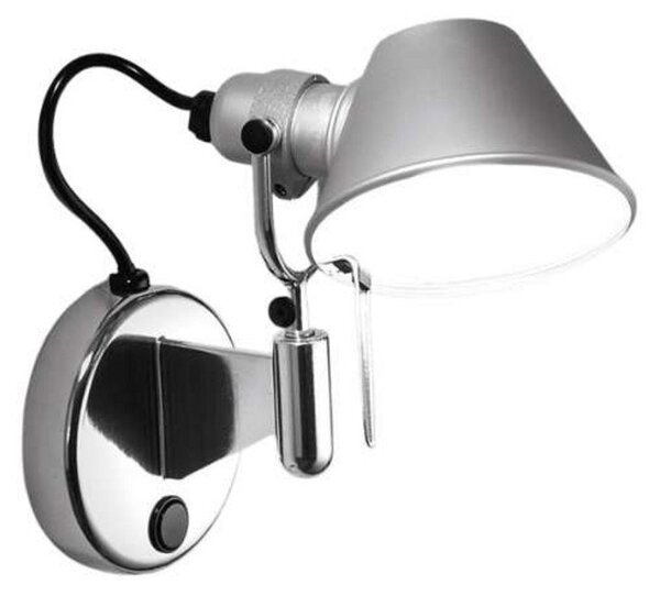Lampă de perete Artemide, Metalic, dormitor, Aluminiu, Design