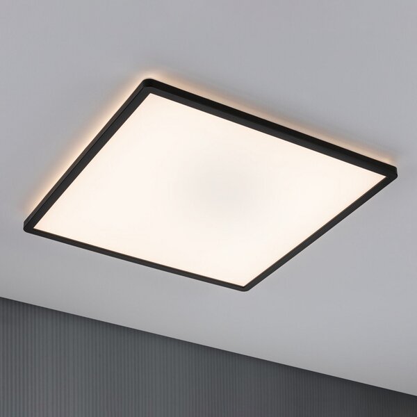 Paulmann Atria Shine panou 3trepte negru 830 42x42, reglabil, Negru, Camera de zi / sufragerie, Plastic, Modern