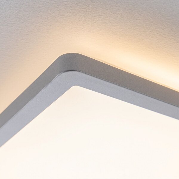 Paulmann Atria Shine panou 3 trepte crom 830 42x42, reglabil, Gri, Camera de zi / sufragerie, Plastic, Modern