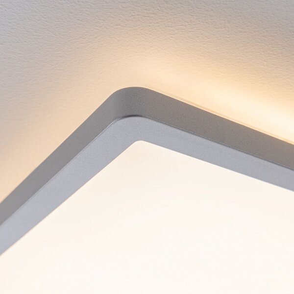 Paulmann Atria Shine panou on/off crom 830 19x19, Gri, Camera de zi / sufragerie, Plastic, Modern