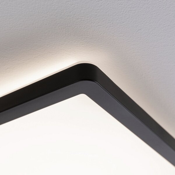 Paulmann Atria Shine panou 3trepte negru 830 58x20, reglabil, Negru, Camera de zi / sufragerie, Plastic, Modern