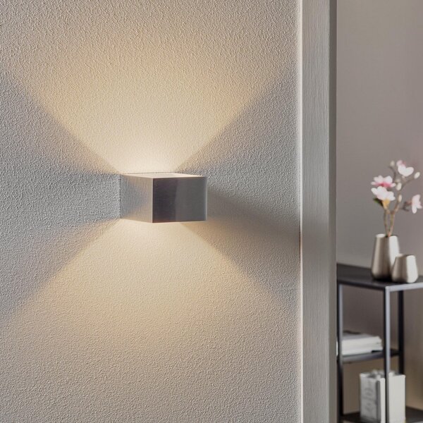 Lampă de perete SLV, Logs In, reglabil, Metalic, Zona coridorului, Metal, Modern