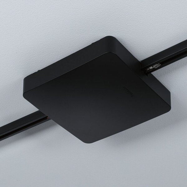 Paulmann URail ZigBee alimentare mijloc negru, reglabil, Negru, Plastic