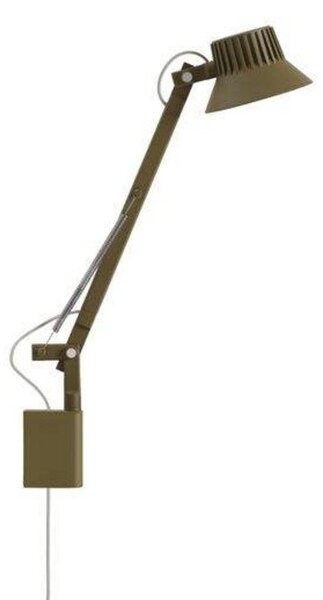 Lampă de perete Muuto, Maro / Rugină, Studiu / Birou, Aluminiu