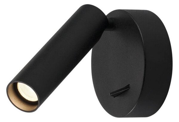 Lampă de perete SLV, Negru, Camera de zi, Aluminiu