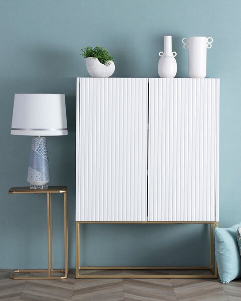 Dulap Wavy white