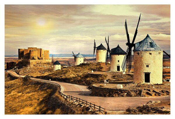 Tablou - Morile de vânt (90x60 cm)