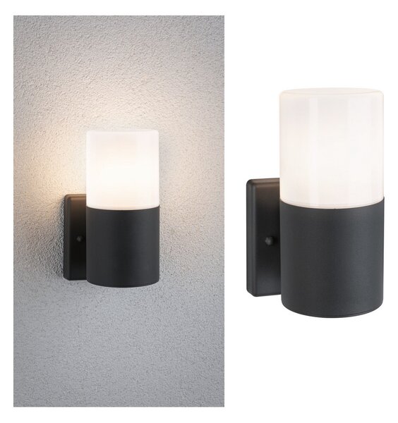 Paulmann Tubs aplică de exterior, reglabilă, reglabil, Gri, Metal