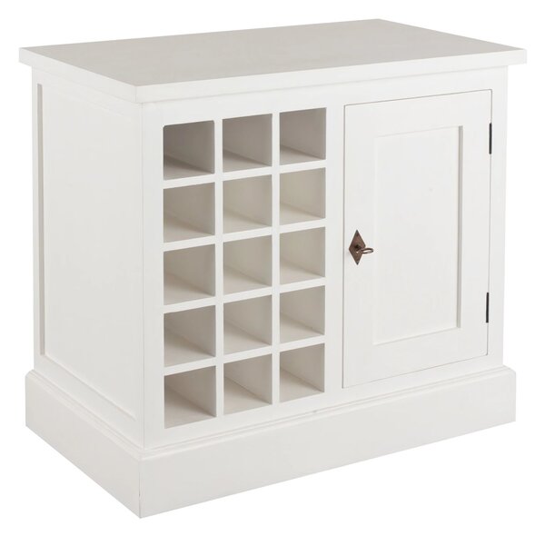 Dulap pentru vin Brighton 85cm alb