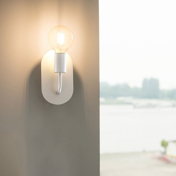 Lampă de perete SLV, Fitu, reglabil, Alb, Camera de zi, Aluminiu, Modern