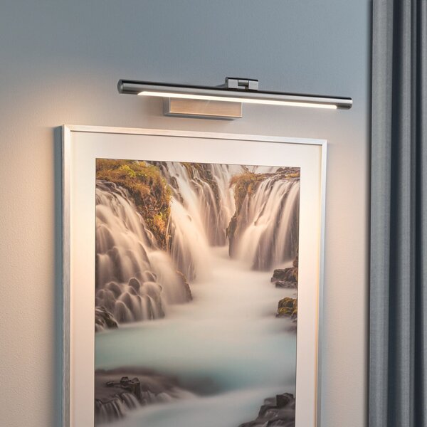 Paulmann Mingo LED picture light 41,5 cm aluminiu, mesteacăn., Metalic, Camera de zi / sufragerie, Metal, Modern